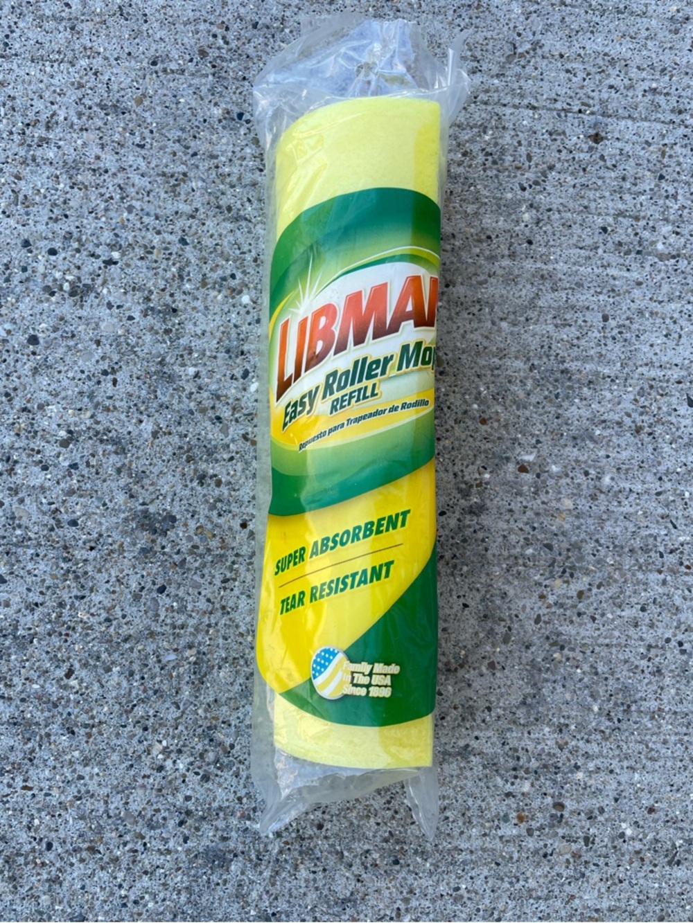 Libman Easy Roller Mop Refill Sponge Pad NWT